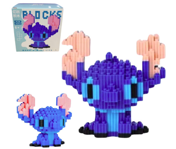 FIGURKA KLOCKI 3D STICH - 785 ELEMENTÓW - obrazek 2