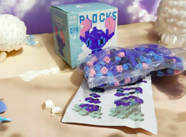 FIGURKA KLOCKI 3D STICH - 785 ELEMENTÓW - obrazek 3