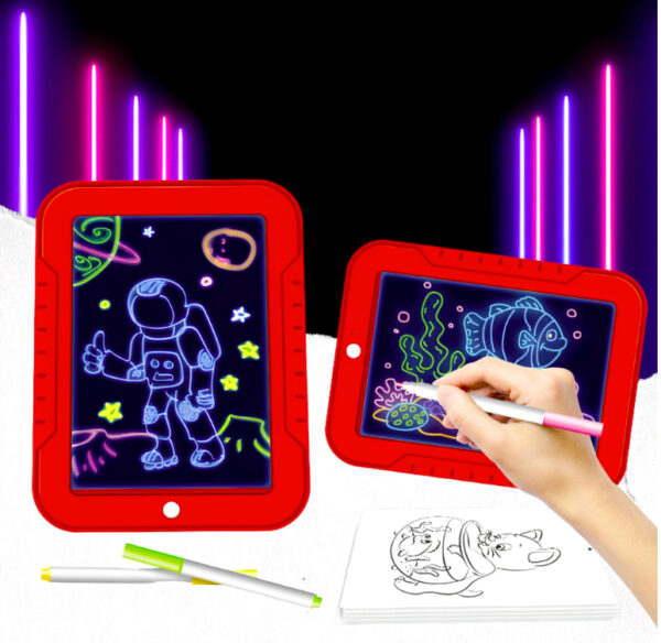 TABLET DLA DZIECI MAGICZNY ZNIKOPIS LED