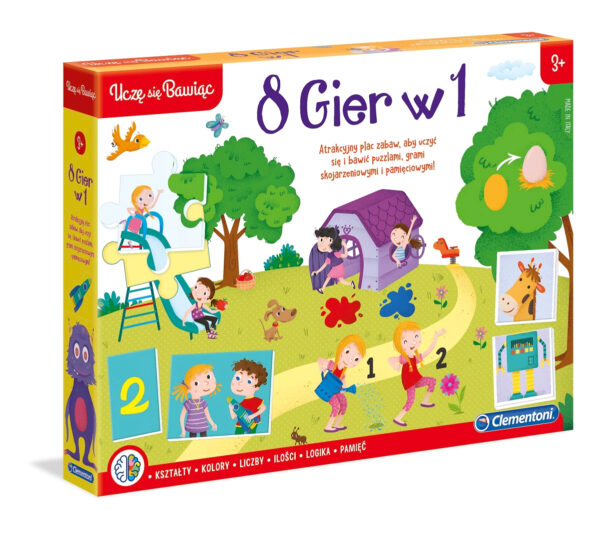 8 Gier w 1 – Edukacyjna Zabawa dla Dzieci
