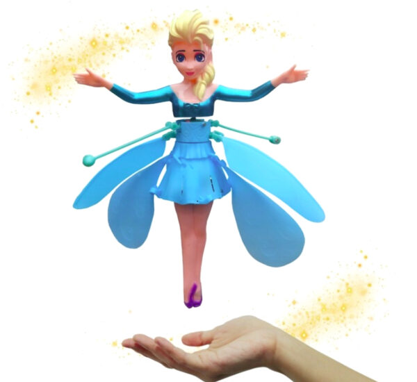 Latająca Wróżka Elsa – Magiczna Lalka ze Skrzydłami - obrazek 2