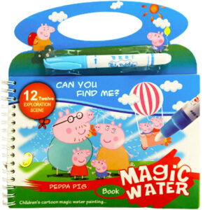 KOLOROWANKA WODNA ŚWINKA PEPPA+ MAGICZNY FLAMASTER
