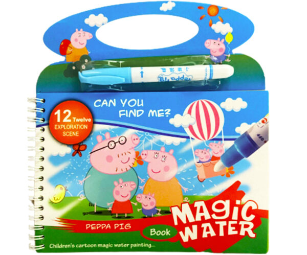 KOLOROWANKA WODNA ŚWINKA PEPPA+ MAGICZNY FLAMASTER