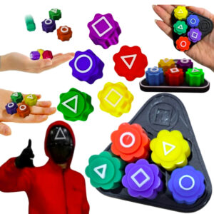 🟥🟩🟦 Gra logiczna Squid Game - Kostki Gonggi