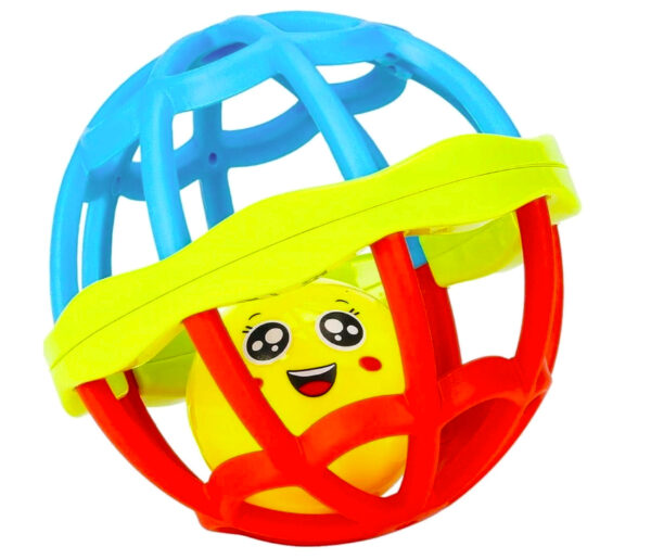 🎁 Kolorowa Piłeczka Sensoryczna dla Niemowląt 3M+ - obrazek 2