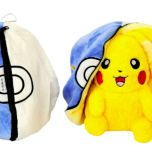 MASKOTKA PIKACHU POKEMON NIESPODZIANKA W JAJKU POKEBALL
