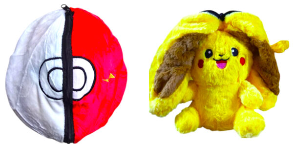 MASKOTKA PIKACHU POKEMON NIESPODZIANKA W JAJKU POKEBALL - obrazek 2