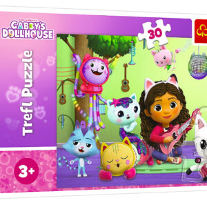 🧩 Puzzle Trefl 30 elementów – Koci Domek Gabi