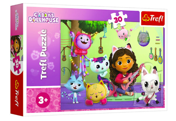 🧩 Puzzle Trefl 30 elementów – Koci Domek Gabi