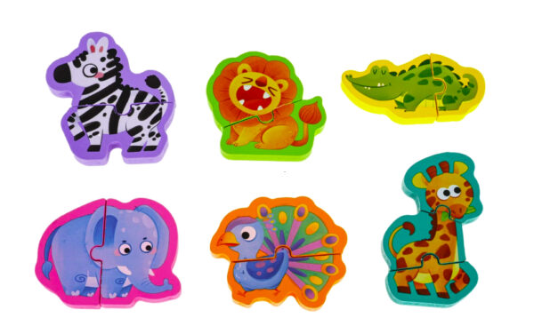 🧩Zestaw Edukacyjny 2w1 – Puzzle + Tablica do Rysowania z Mazakiem - obrazek 2