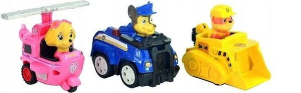 🐾 Zestaw Autek – 3 Pojazdy z Psiego Patrolu