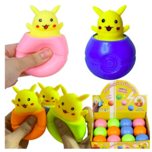 ⚡Antystresowa zabawka Squeeze – Pikachu w kapsule
