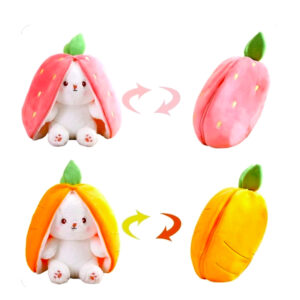 🥕🍓Pluszowa Maskotka Króliczek | 2w1