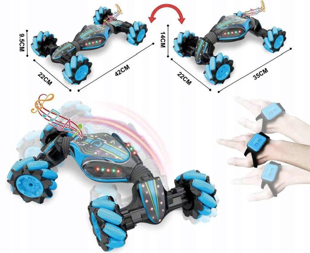 🚗💨 Zdalnie sterowany samochód 4x4 z gestami dłoni! 🤩 - obrazek 2