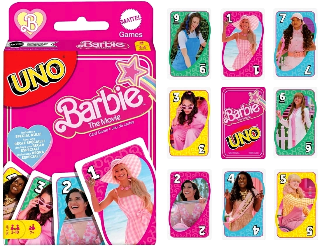 🎀 Karty UNO Barbie The Movie – Edycja Specjalna! 💖