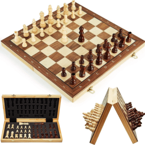 szachy .. ♟️ Drewniany zestaw szachowy