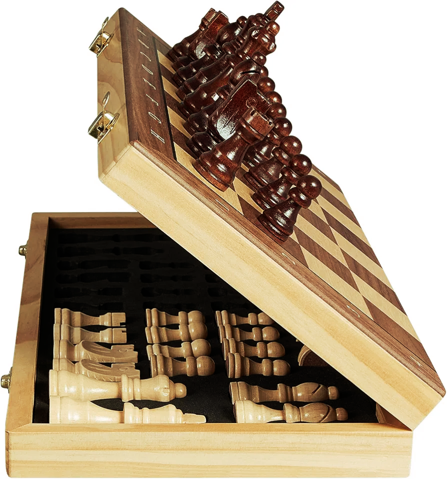 ♟️ Drewniany zestaw szachowy - obrazek 2