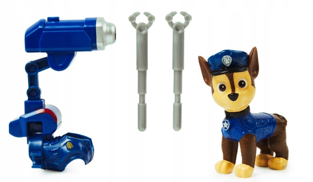 🐾 FIGURKA ZESTAW PSI PATROL – CHASE The Mighty Movie 🚓✨ - obrazek 2