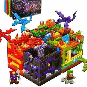 Klocki MINECRAFT – City of Light (220 elementów, LED)