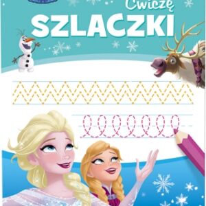 📘 Kraina Lodu – Ćwiczę Szlaczki ❄️✏️