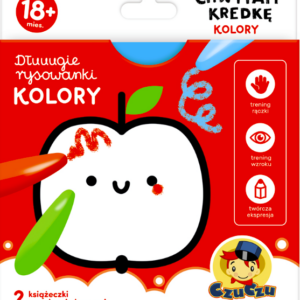 🍎 Książeczka edukacyjna „Dłuuugie rysowanki – Kolory” od CzuCzu 🎨