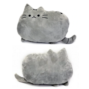 🐱🩶 Pluszowy kotek „Pusheen Style” – miękka poduszka 🩶🐱